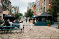 La rue Wellington Nord à Sherbrooke se transforme pour la saison estivale